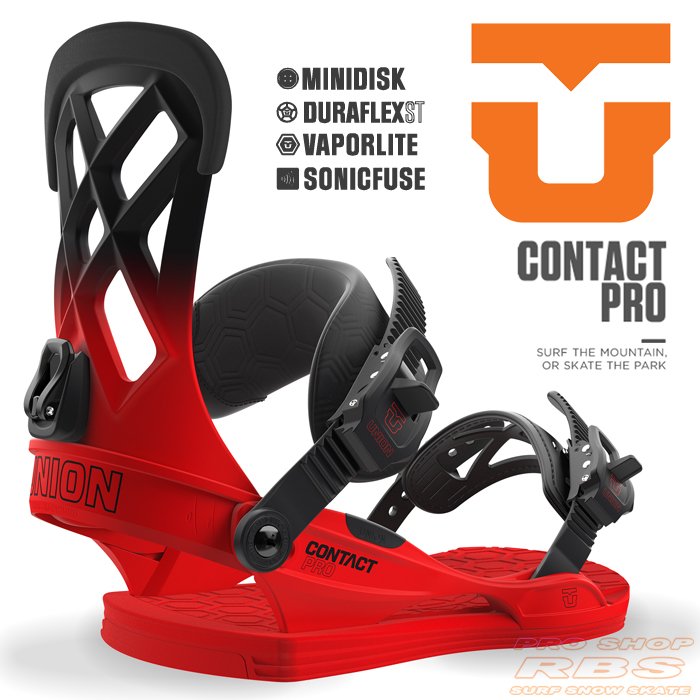 17-18 モデル UNION BINDING CONTACT PRO コンタクトプロ VOLT RED